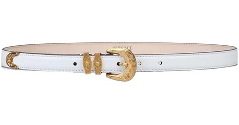 mens white versace belt|Versace Belts for Men .